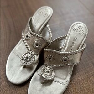 Jack Rogers Women's Silver Sandals